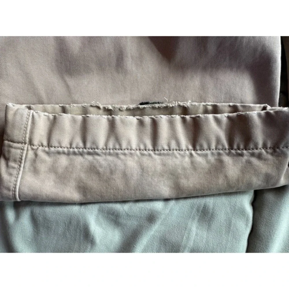VTG J Crew Mens 36 x 30 Flannel Lined Khaki Chino Pants Tartan Plaid Y2K Grandpa